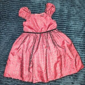 Girl's George Fancy Red Dress